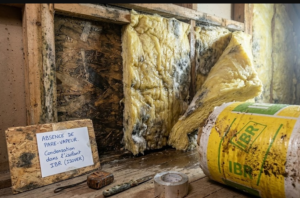 Condensation dans l&rsquo;isolant : absence de pare-vapeur