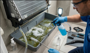 Désinfection du bac à condensats de climatisation : stop aux mauvaises odeurs