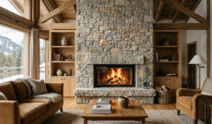 Esthétique de cheminée : habillage en pierre ou en acier ?