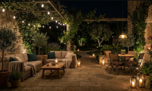 Ambiance extérieure nocturne : les secrets des éclairages tamisés réussis